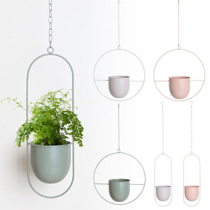 LZINA™ | Gardudu Vivienne Hanging Plant Pot Holder Made of Metal