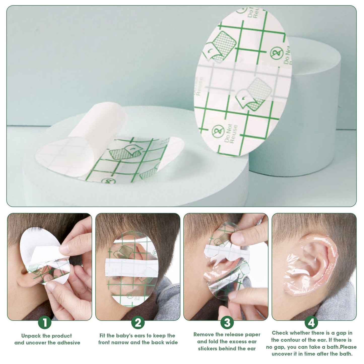BowLift | Disposable Waterproof Swimming Ear Protection Set