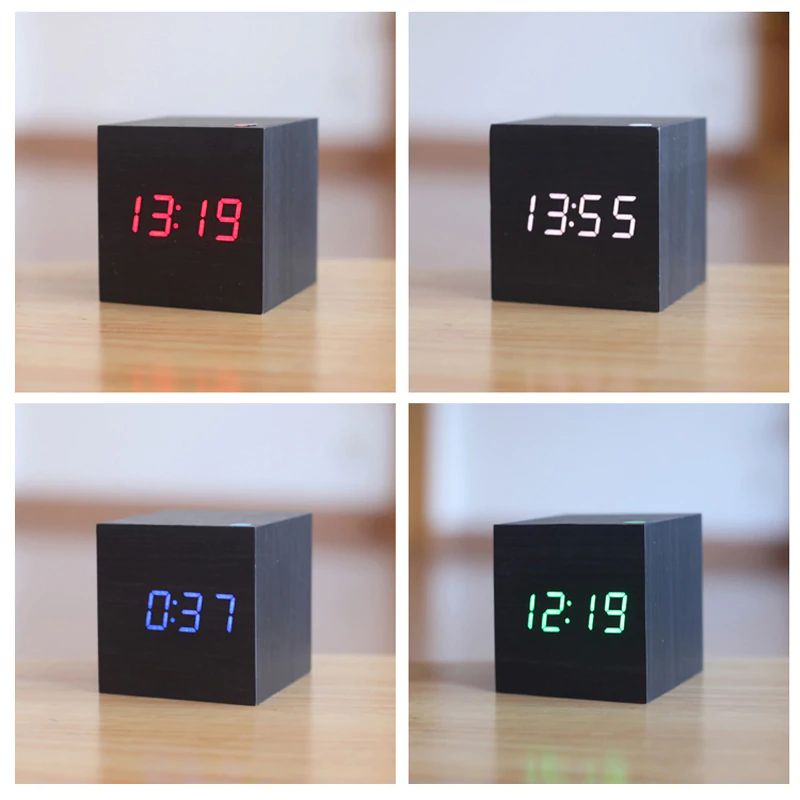 BowLift | CUBE DIGITAL DESK CLOCK