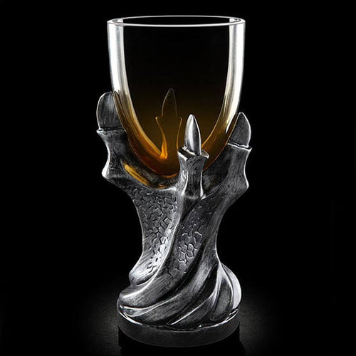LZINA™ | Medieval Dragon Claw Vodka and Wine Goblet
