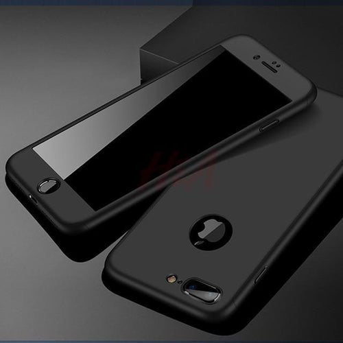 LZINA™ | 360 Full Protection Phone Case For iPhone With Front Glass Cover