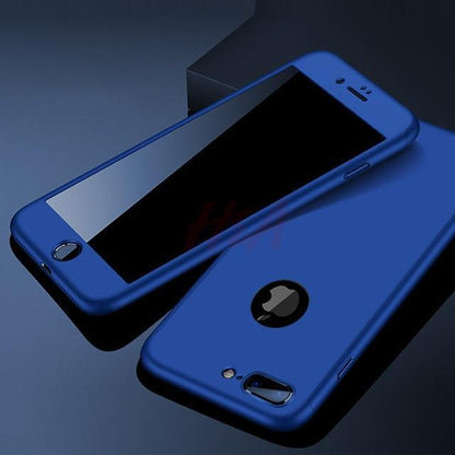 LZINA™ | 360 Full Protection Phone Case For iPhone With Front Glass Cover
