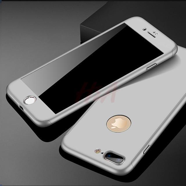 LZINA™ | 360 Full Protection Phone Case For iPhone With Front Glass Cover