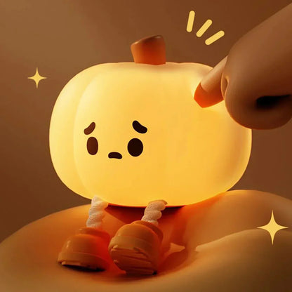 LZINA™ | Pumpkinshape – Soothing pumpkin-shaped night light for relaxed children’s sleep
