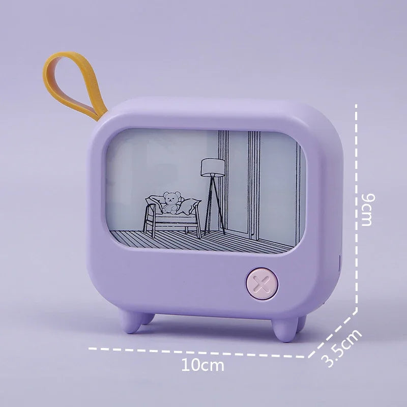 LZINA™ | Mini TV Painting LED Night Light