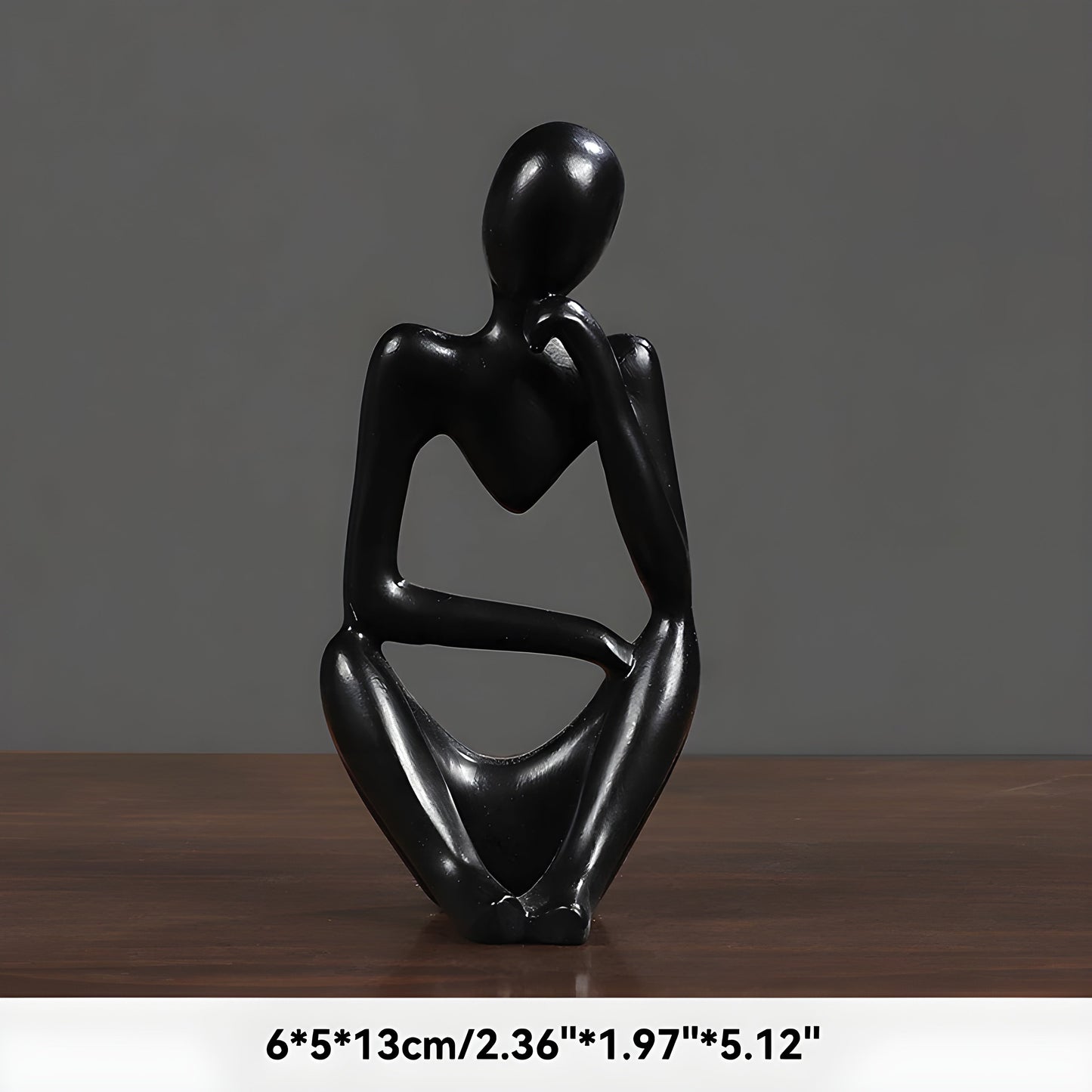 LZINA™ | Abstract Thinker Sculpture Home Decor