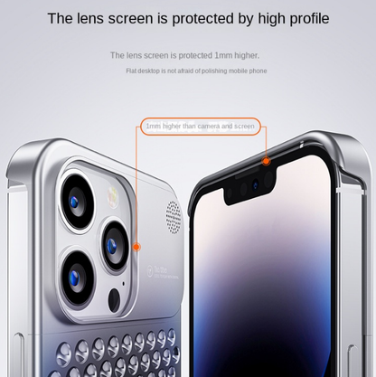LZINA™ | Metal Vent Premium Aluminum Alloy iPhone Case