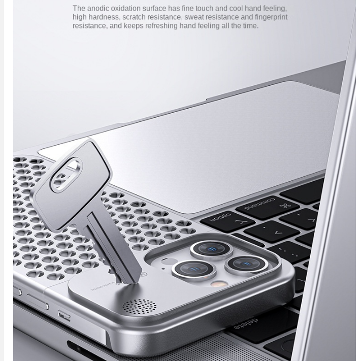LZINA™ | Metal Vent Premium Aluminum Alloy iPhone Case