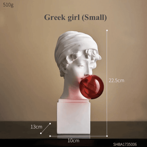 LZINA™ | Resin Greek abstract sculpture