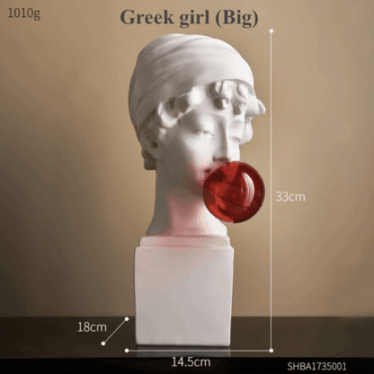LZINA™ | Resin Greek abstract sculpture