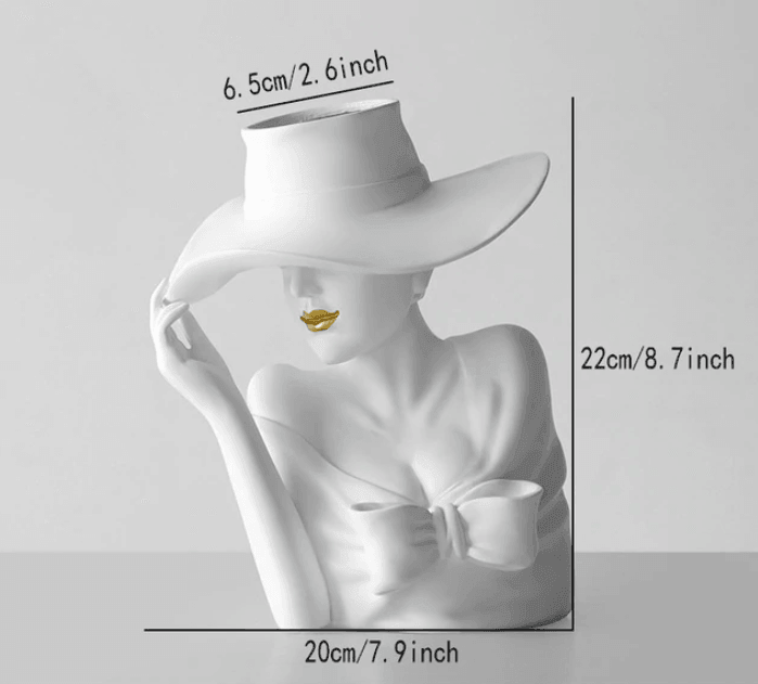 LZINA™ | Resin Portrait Flower Pot