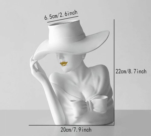 LZINA™ | Resin Portrait Flower Pot