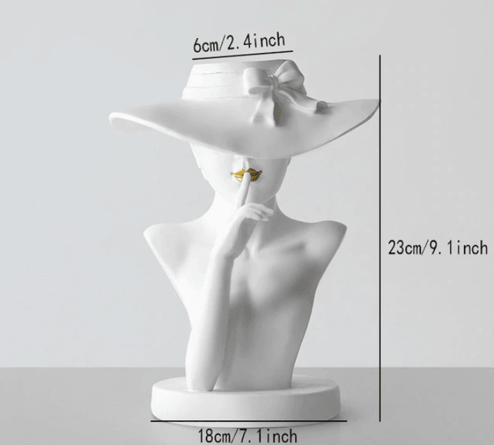 LZINA™ | Resin Portrait Flower Pot