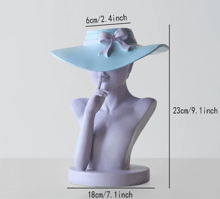 LZINA™ | Resin Portrait Flower Pot