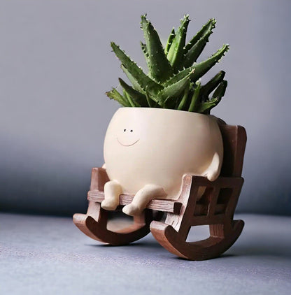 LZINA™ | Resin Smiling Face Planter