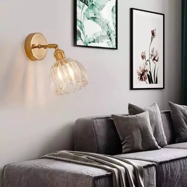 LZINA™ | Flower Bud Tulip Glass Wall Light