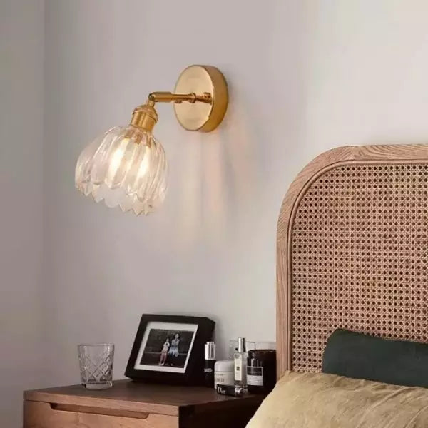 LZINA™ | Flower Bud Tulip Glass Wall Light