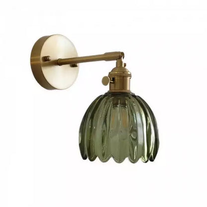 LZINA™ | Flower Bud Tulip Glass Wall Light