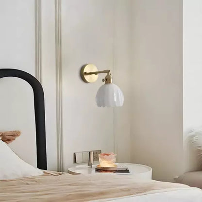 LZINA™ | Flower Bud Tulip Glass Wall Light