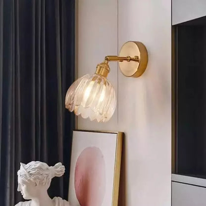 LZINA™ | Flower Bud Tulip Glass Wall Light