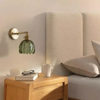 LZINA™ | Flower Bud Tulip Glass Wall Light