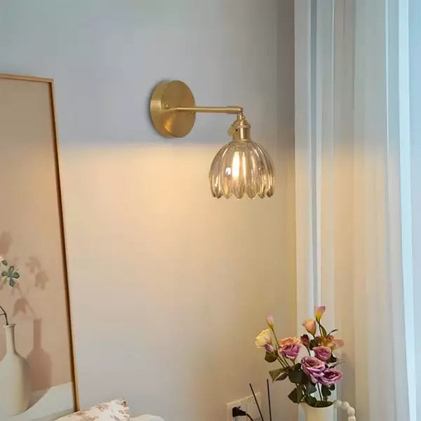 LZINA™ | Flower Bud Tulip Glass Wall Light