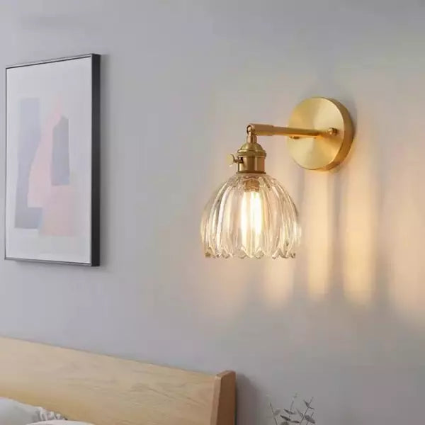 LZINA™ | Flower Bud Tulip Glass Wall Light