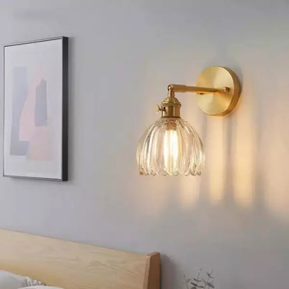 LZINA™ | Flower Bud Tulip Glass Wall Light