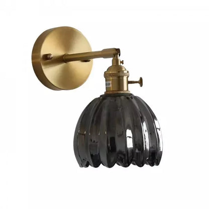 BowLift Retro Wall Light with Glass Tulip Bud – Vintage-Inspired Design