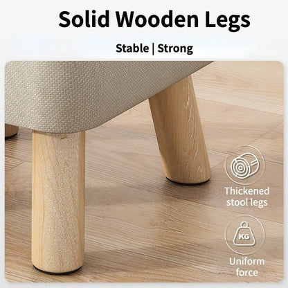 BowLift | Padded ottoman stool in retro style in pastel colors
