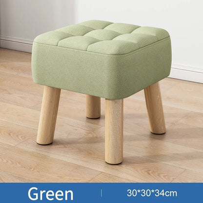 BowLift | Padded ottoman stool in retro style in pastel colors