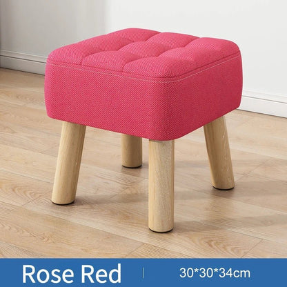 BowLift | Padded ottoman stool in retro style in pastel colors