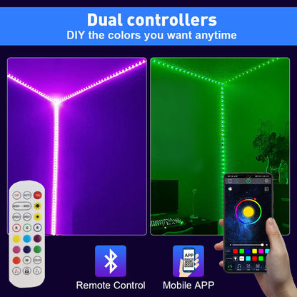 BowLift Bluetooth RGB LED Strip Lights – 30m Total (Two 15m Strips), Music Sync, 5050 LEDs, Remote Control