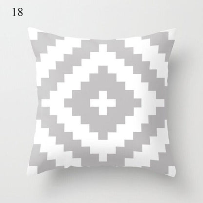 18" Cushion Cover Pillow Case Home Sofa Decor Pillowslip Waist Pillow Cover Soft Bowlift