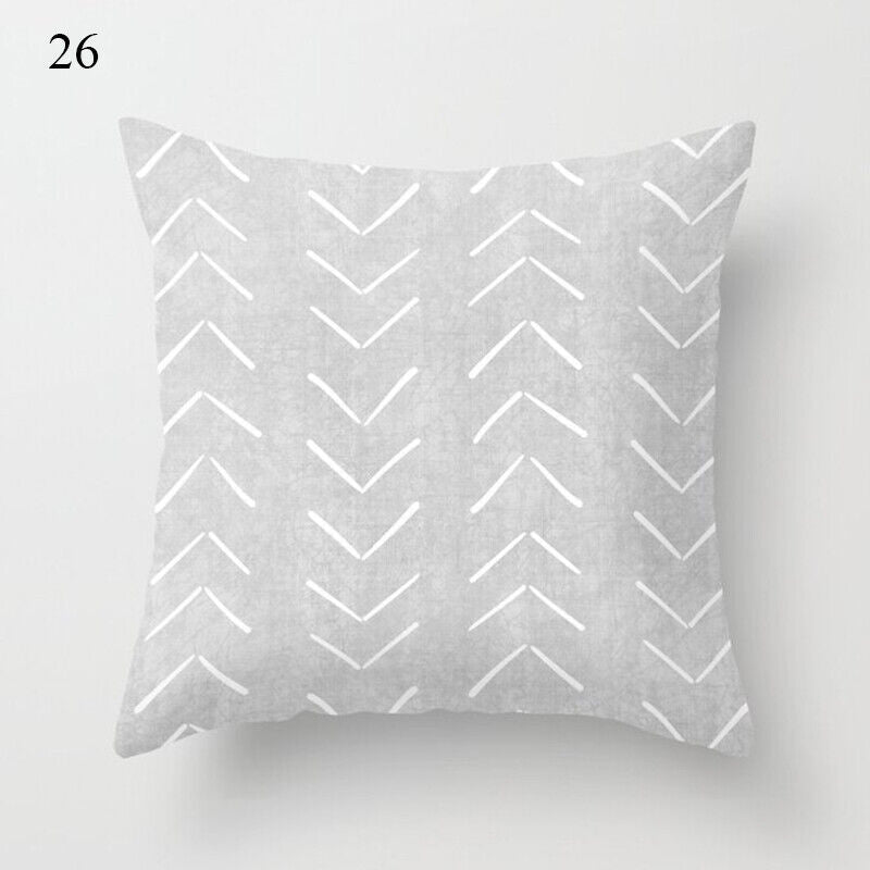 18" Cushion Cover Pillow Case Home Sofa Decor Pillowslip Waist Pillow Cover Soft Bowlift