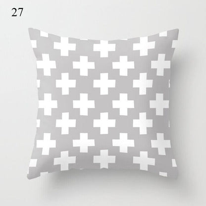 18" Cushion Cover Pillow Case Home Sofa Decor Pillowslip Waist Pillow Cover Soft Bowlift