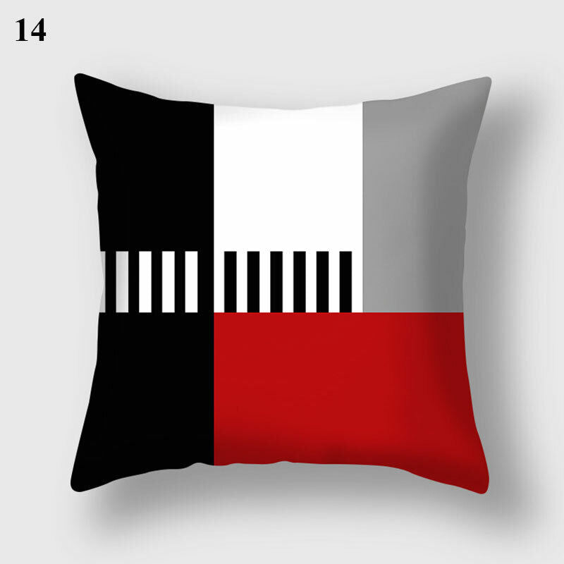 18" Cushion Cover Pillow Case Home Sofa Decor Pillowslip Waist Pillow Cover Soft Bowlift