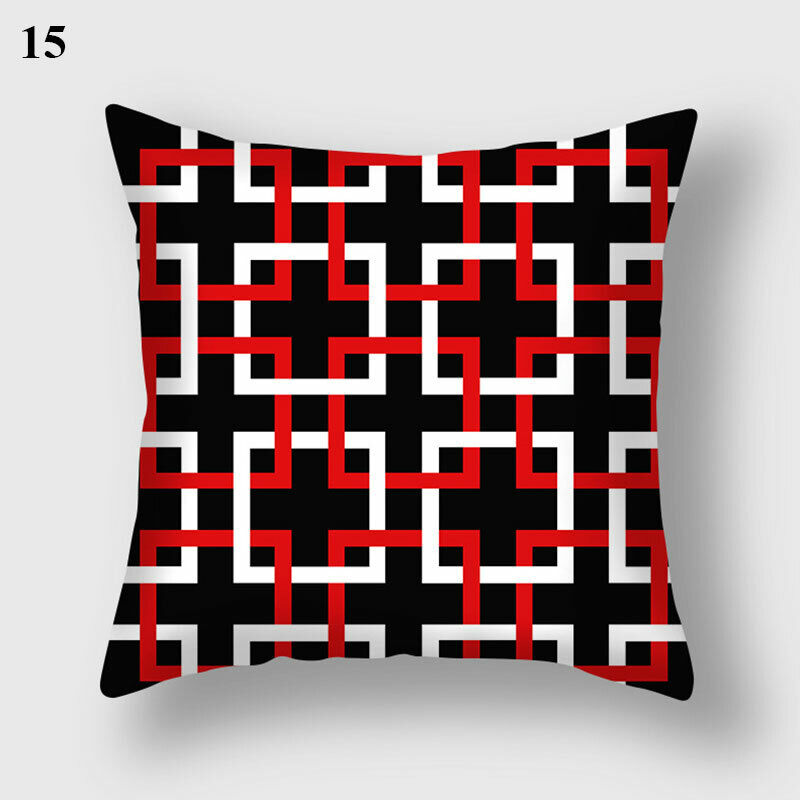 18" Cushion Cover Pillow Case Home Sofa Decor Pillowslip Waist Pillow Cover Soft Bowlift