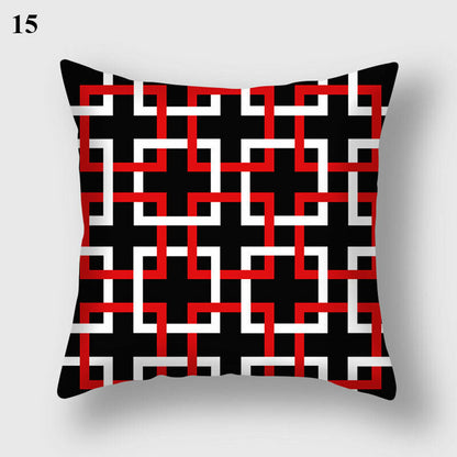 18" Cushion Cover Pillow Case Home Sofa Decor Pillowslip Waist Pillow Cover Soft Bowlift