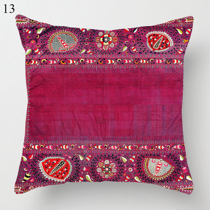 Ethnic Boho Mandala Print Linen Throw Pillow Case Sofa Cushion Cover Home Decor# Bowlift
