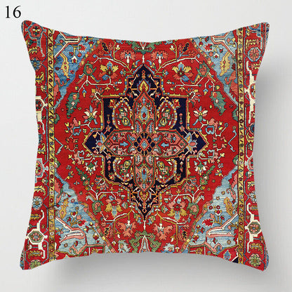 Ethnic Boho Mandala Print Linen Throw Pillow Case Sofa Cushion Cover Home Decor# Bowlift