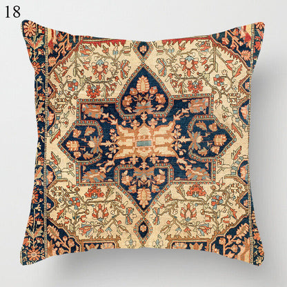 Ethnic Boho Mandala Print Linen Throw Pillow Case Sofa Cushion Cover Home Decor# Bowlift