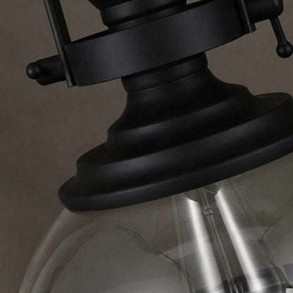 BowLift | Antique Glass Iron Retro Industrial Chandelier Pendant Ceiling Lights