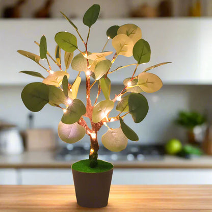 LZINA™ | FestiGlow - Christmas glow LED night light with decorative pot