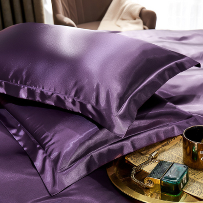 1/2PCS Soft Pillowcase Silk Satin Pillow cases Home Decor Bedding Cushion Covers Bowlift