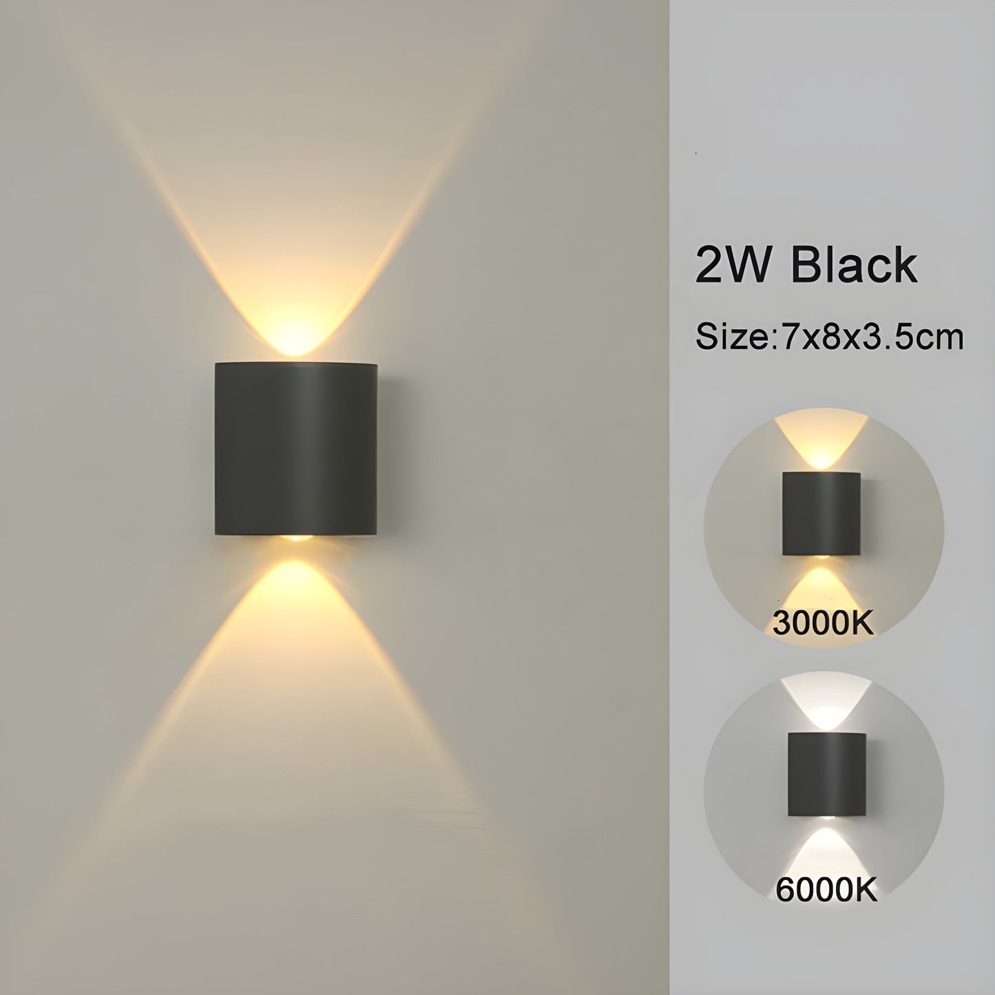 BowLift LED Wall-Mounted Lights – Versatile Indoor & Outdoor Illumination
