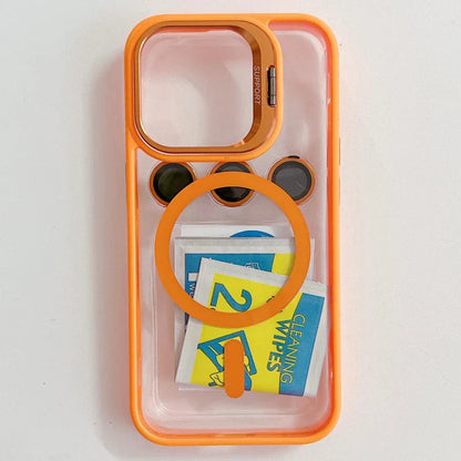 BowLift | Shockproof Magnetic Phone Case with Glass Lens Guard & Stand – 1+1 FREE