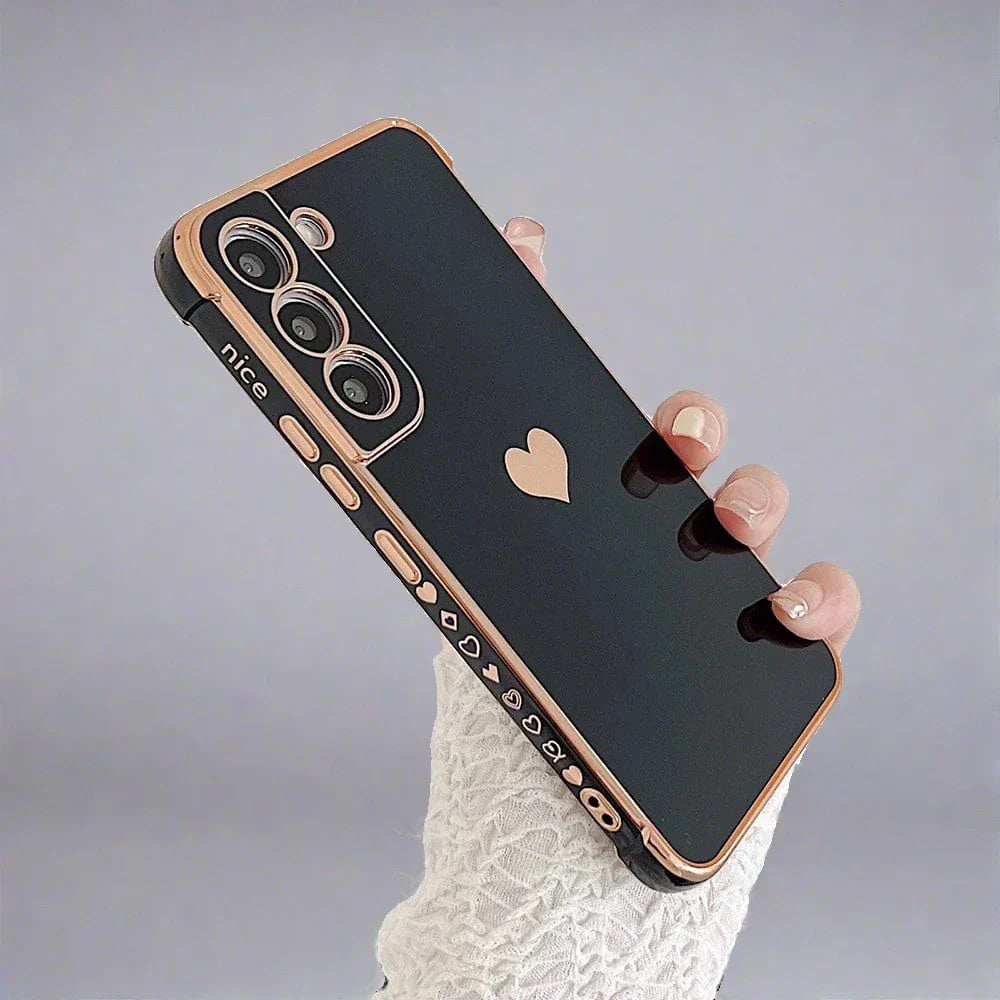 LZINA™ | Samsung phone cases | Luxurious, shock-resistant, plated square case