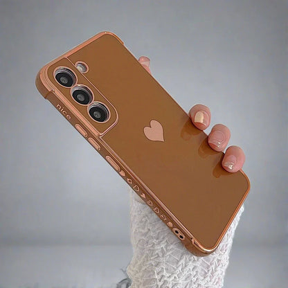 LZINA™ | Samsung phone cases | Luxurious, shock-resistant, plated square case