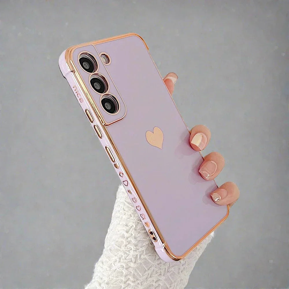LZINA™ | Samsung phone cases | Luxurious, shock-resistant, plated square case